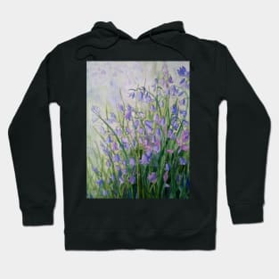 Bluebells watercolour painting Hoodie